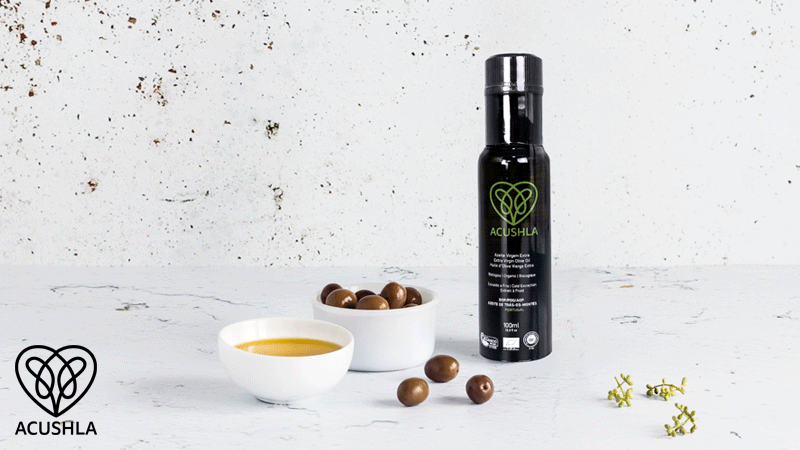 Imagem do Azeite Virgem Extra Biológico Acushla, um produto português de alta qualidade. 