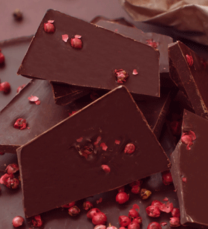 O chocolate artesanal da marca Amor de chocolate