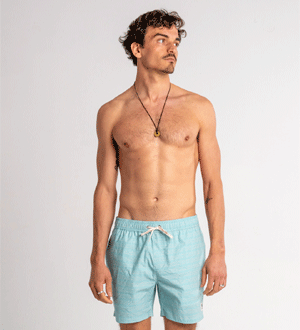 Calções de banho de homem de estilo clássico da coleção Venice da marca portuguesa DCK.