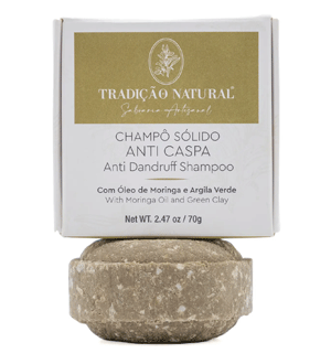 Champô Sólido Anticaspa da marca portuguesa Tradição Natural
